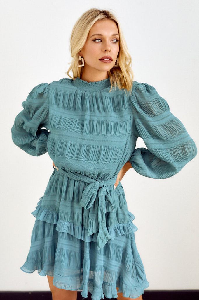 SALE - Rayne Gathered Detail Dress - fab'rik