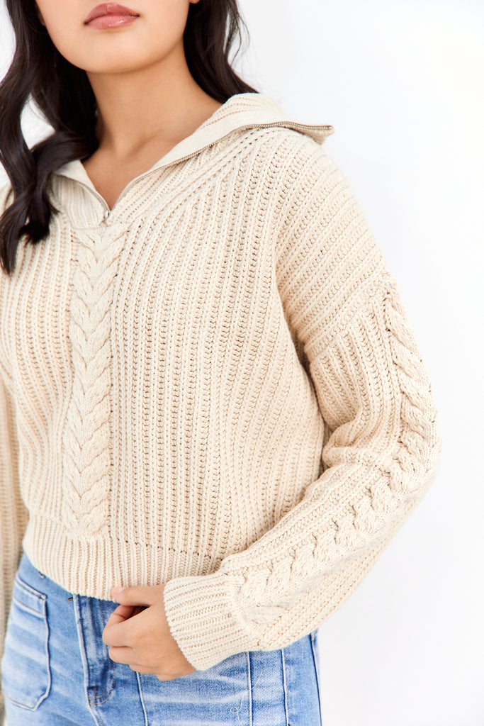 Lille Knit Pullover Sweater - fab'rik