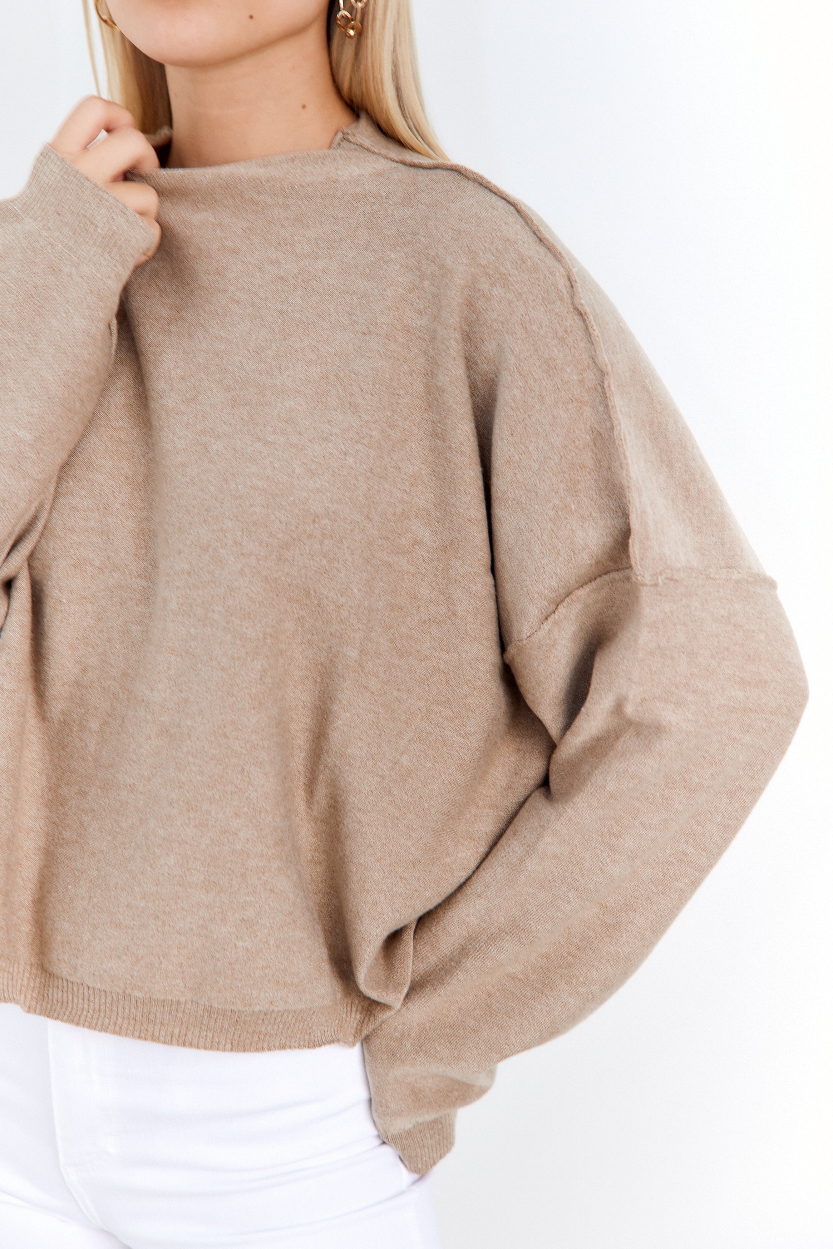 Elowen Seam Detail Sweater - fab'rik