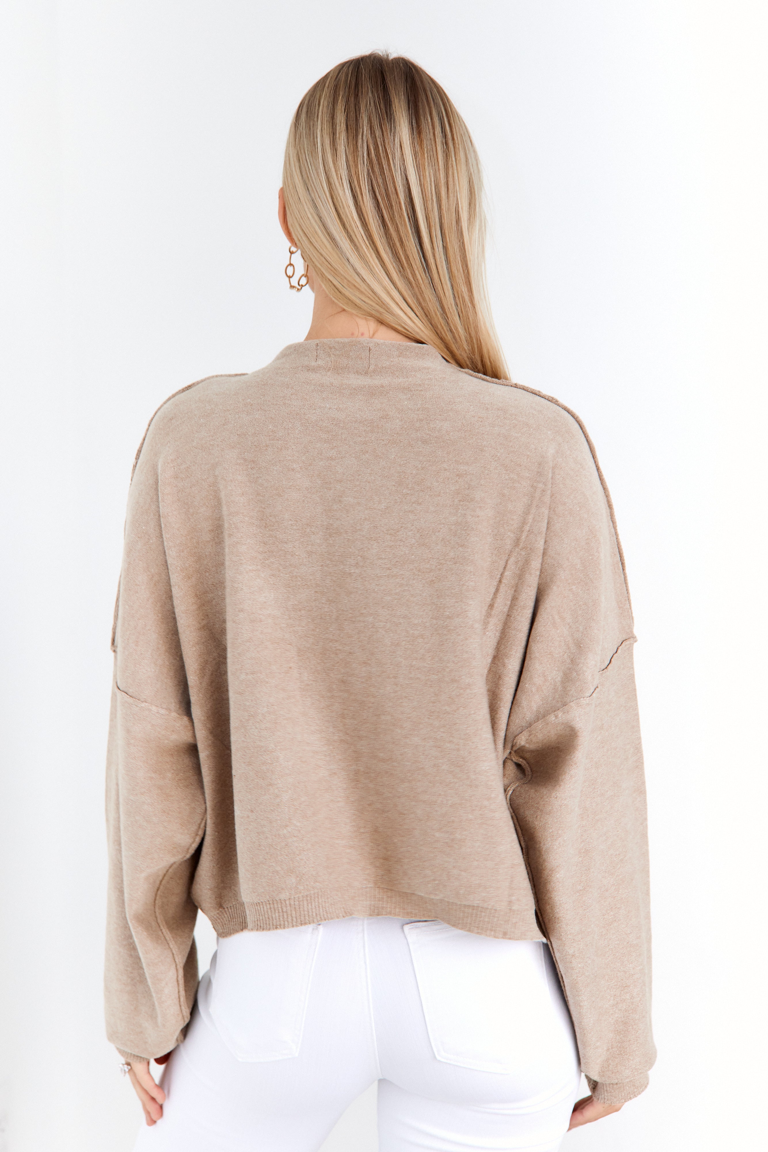 Elowen Seam Detail Sweater - fab'rik