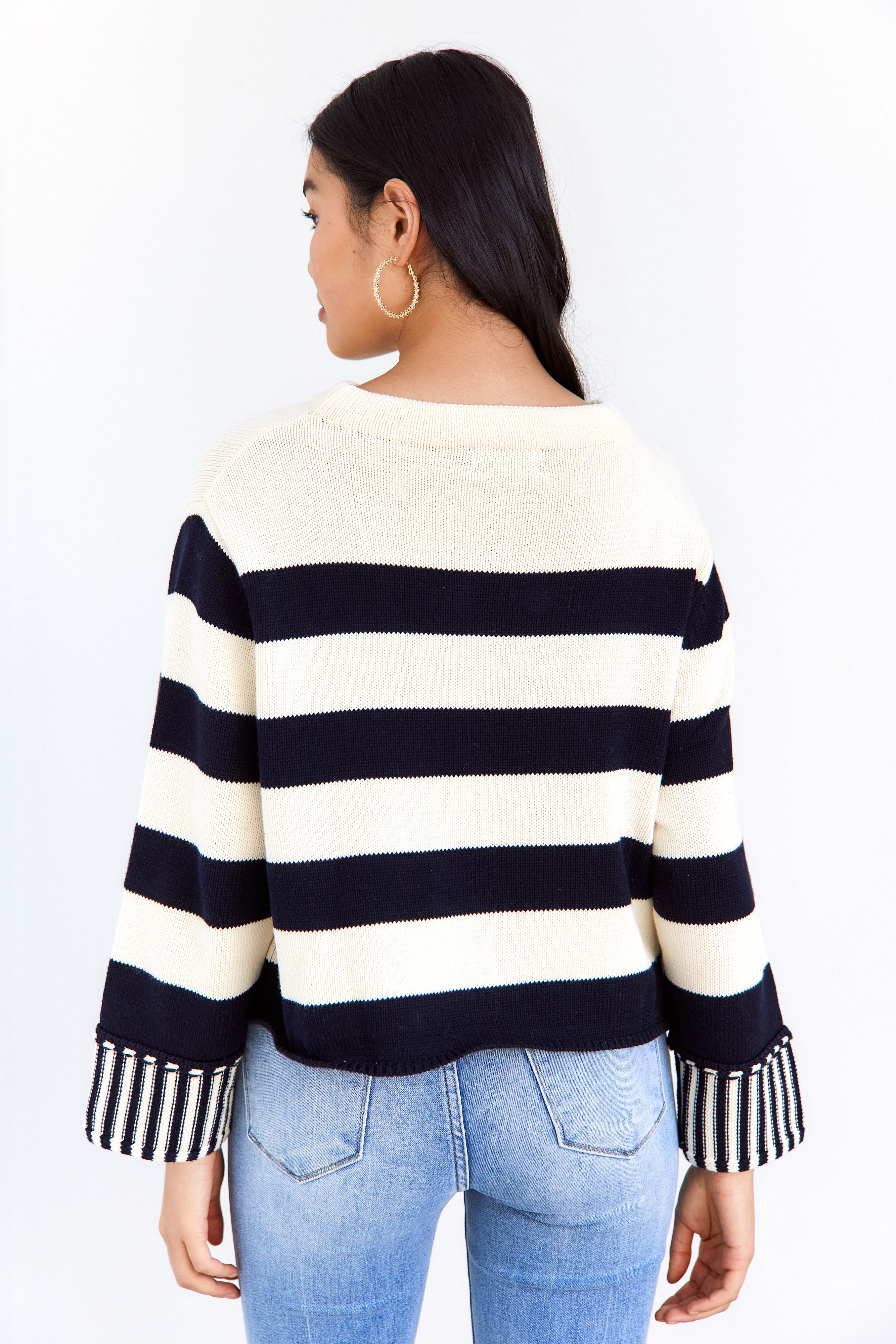 Clara Striped Sweater - fab'rik