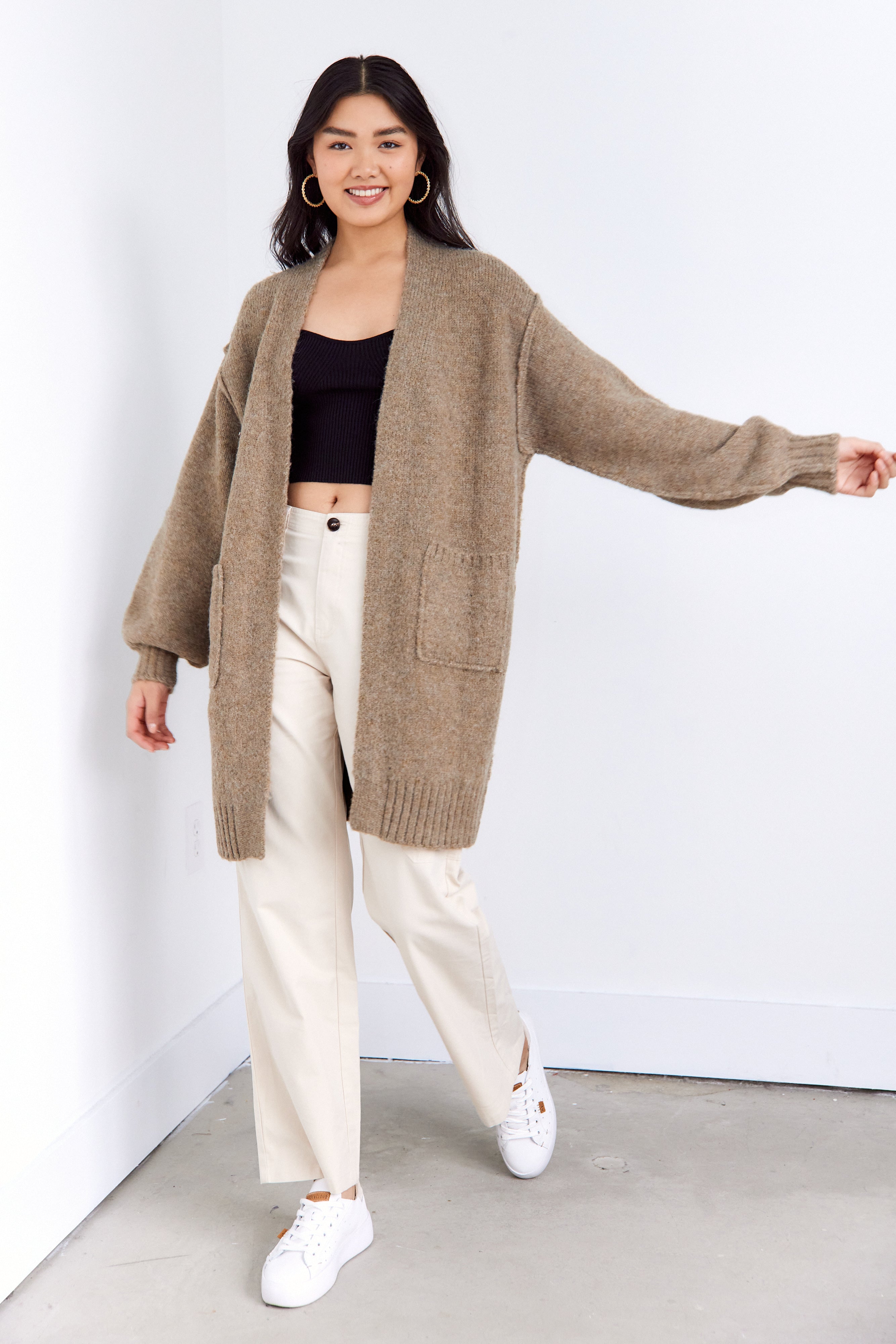 Dahlia Long Knit Cardigan - fab'rik