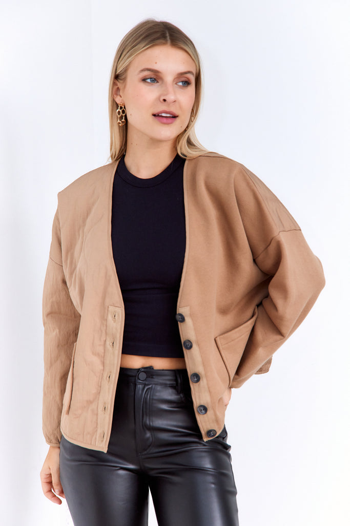 Fiona Button Down Jacket - fab'rik