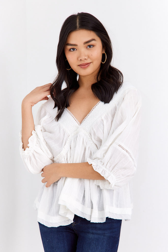 Banyon Peasant Blouse - fab'rik