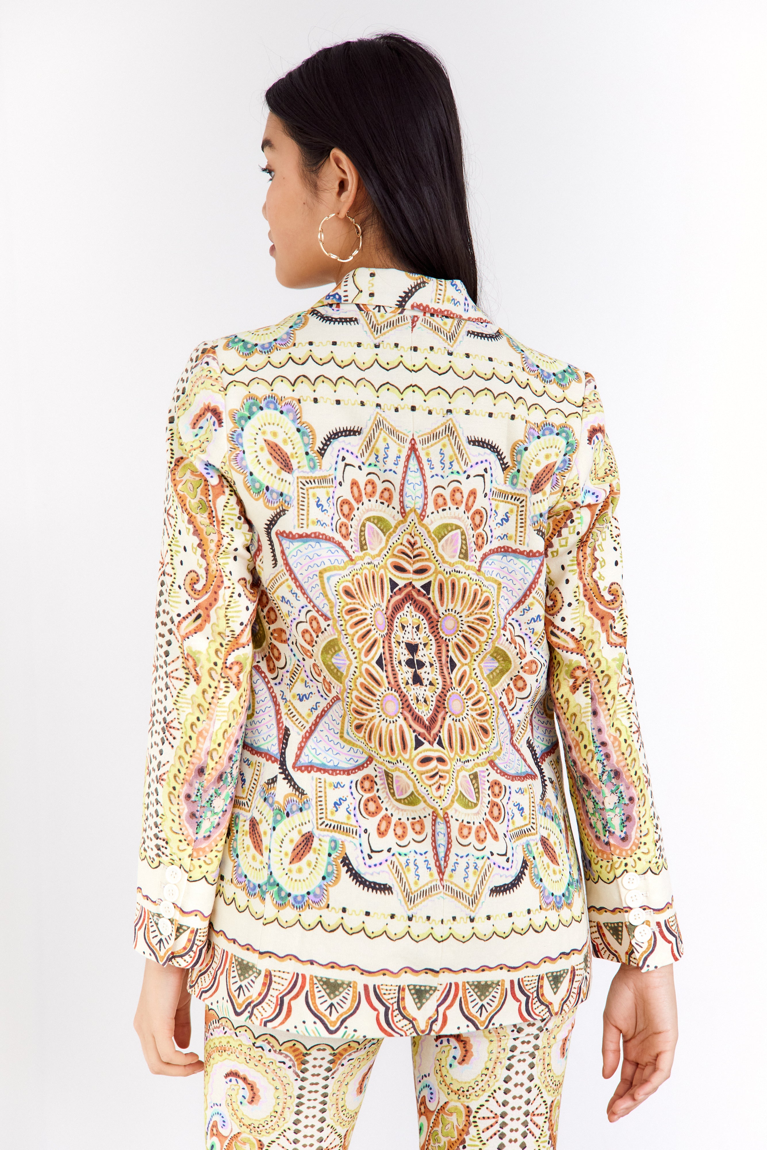 Quincy Paisley Blazer - fab'rik