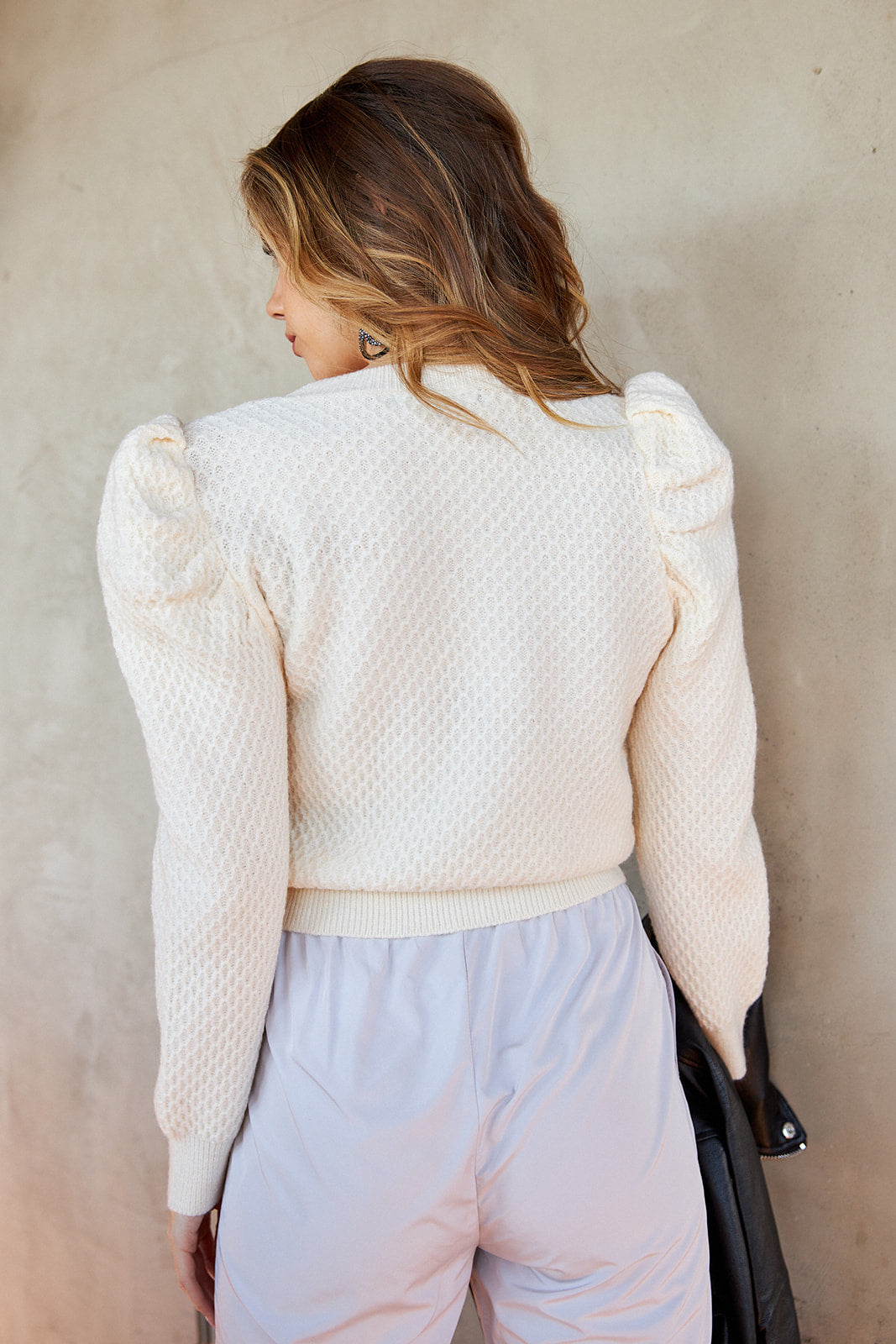 Badyn Pleated Shoulder Sweater - fab'rik