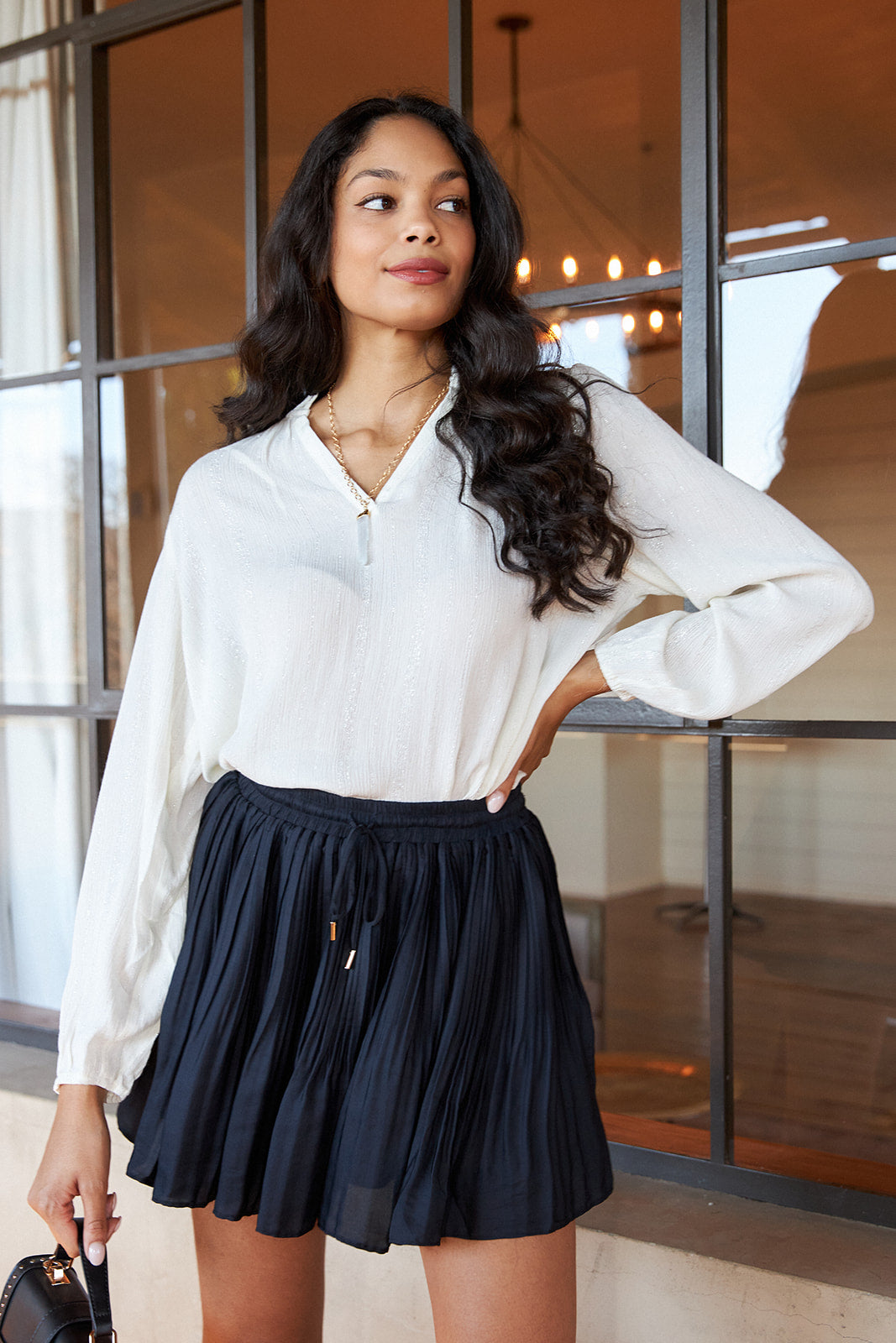 SALE - Shyla Tinsle Blouse - fab'rik