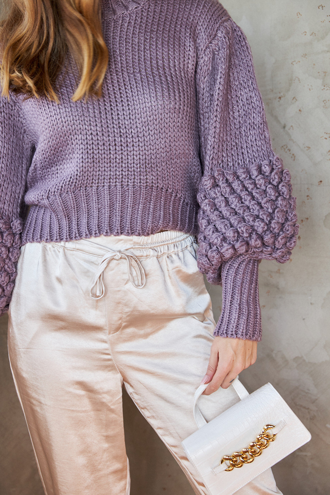 SALE - Kyla Bubble Sleeve Sweater - fab'rik