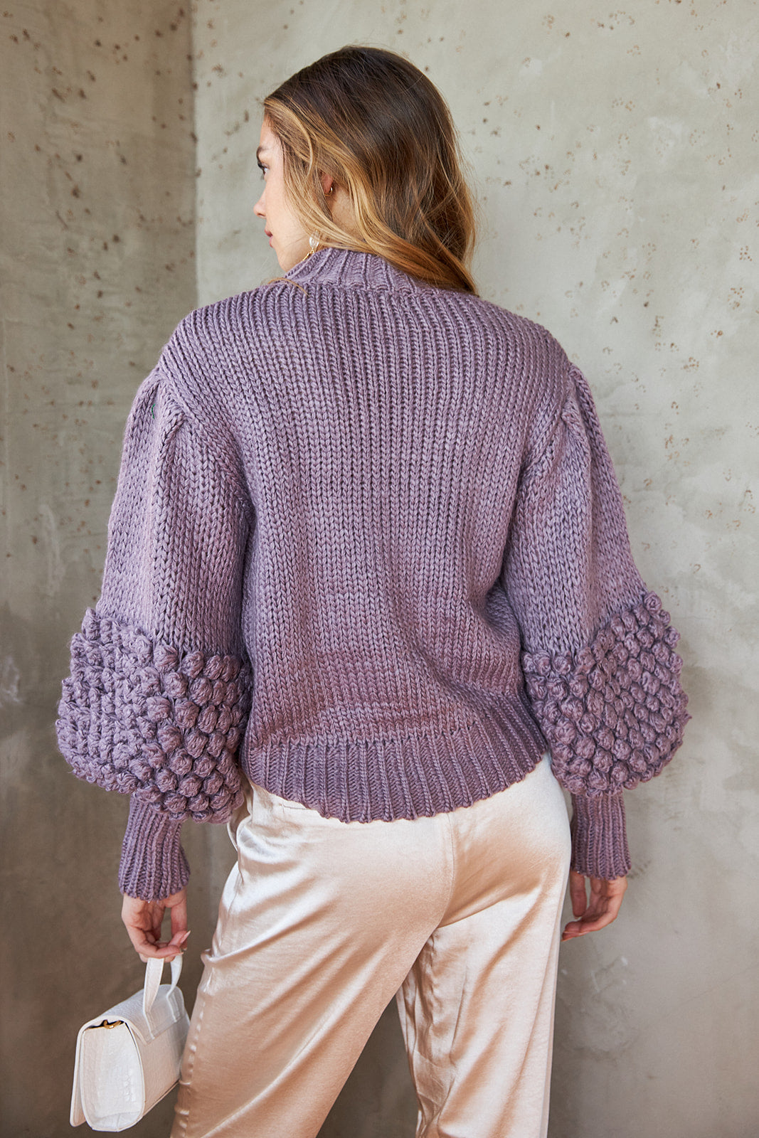 SALE - Kyla Bubble Sleeve Sweater - fab'rik