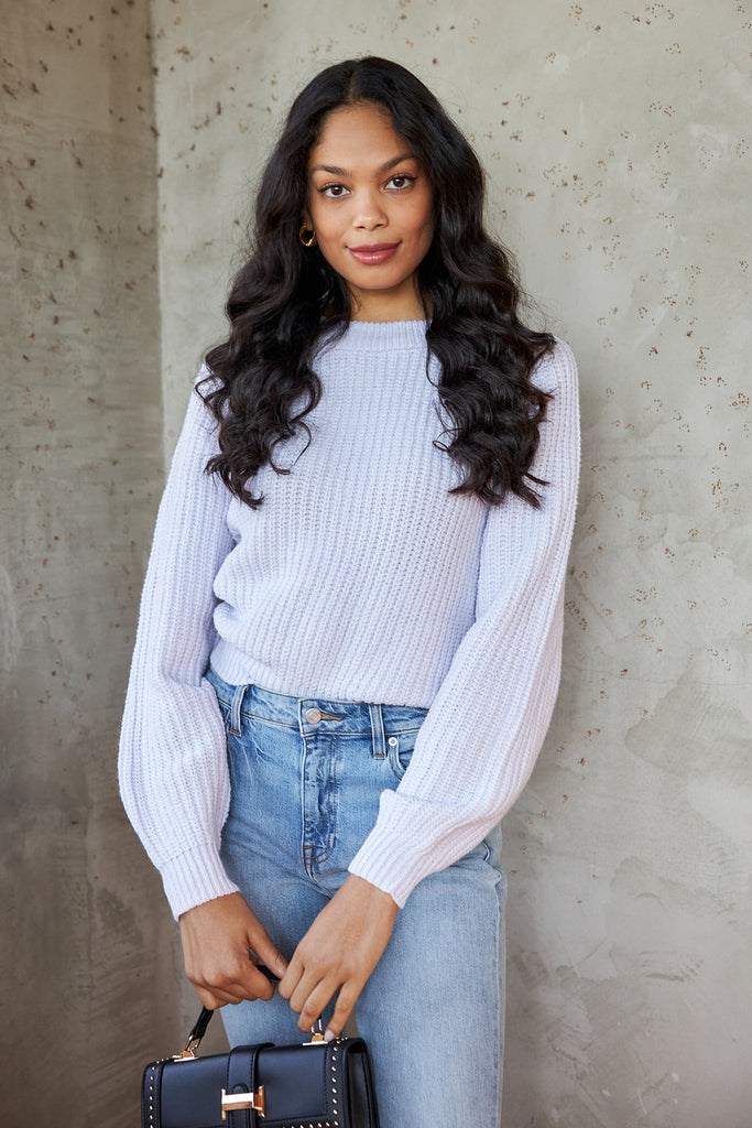 SALE - Kizzi Ribbed Knit Sweater - fab'rik