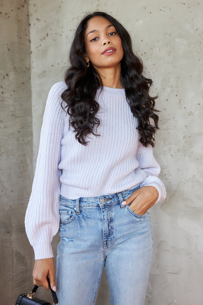 SALE - Kizzi Ribbed Knit Sweater - fab'rik