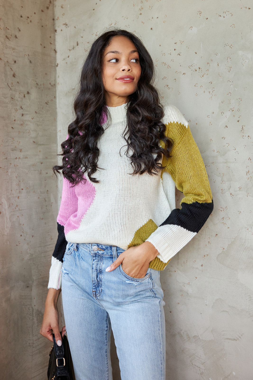 Kaelyn Multi Color Sweater - fab'rik