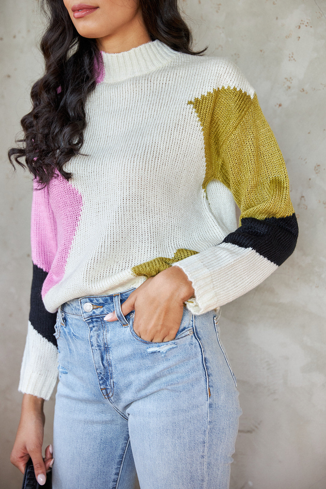 Kaelyn Multi Color Sweater - fab'rik