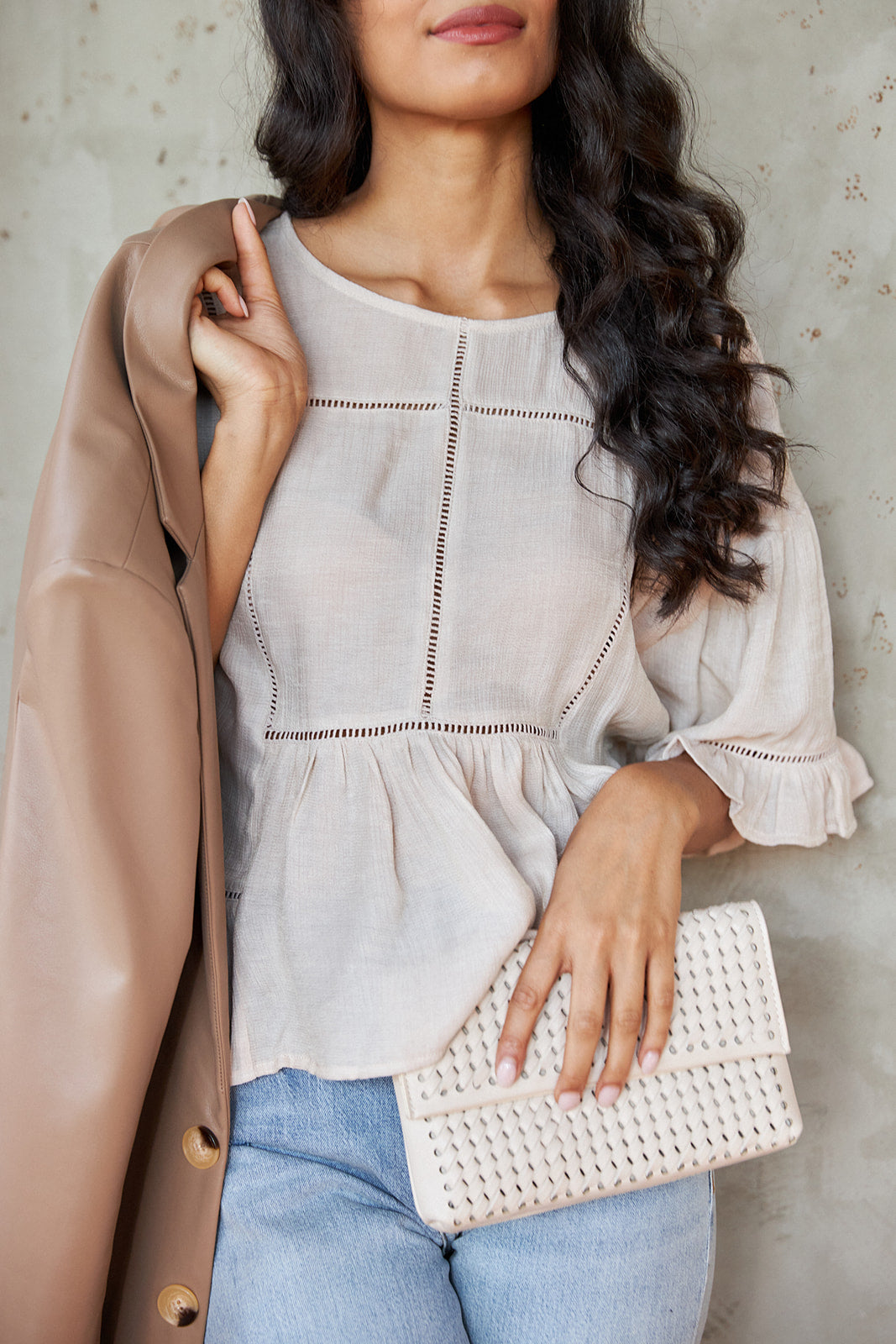 Celie Ruffle Detail Blouse - fab'rik