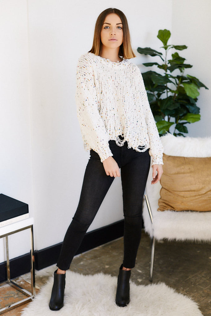 Adair Multi Colored Sweater - fab'rik
