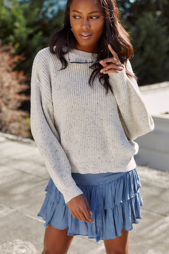 SALE - Sky Smocked Skirt - fab'rik