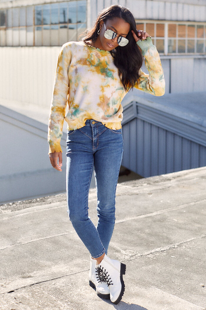 SALE - Brooklyn Tie Dye Sweater - fab'rik