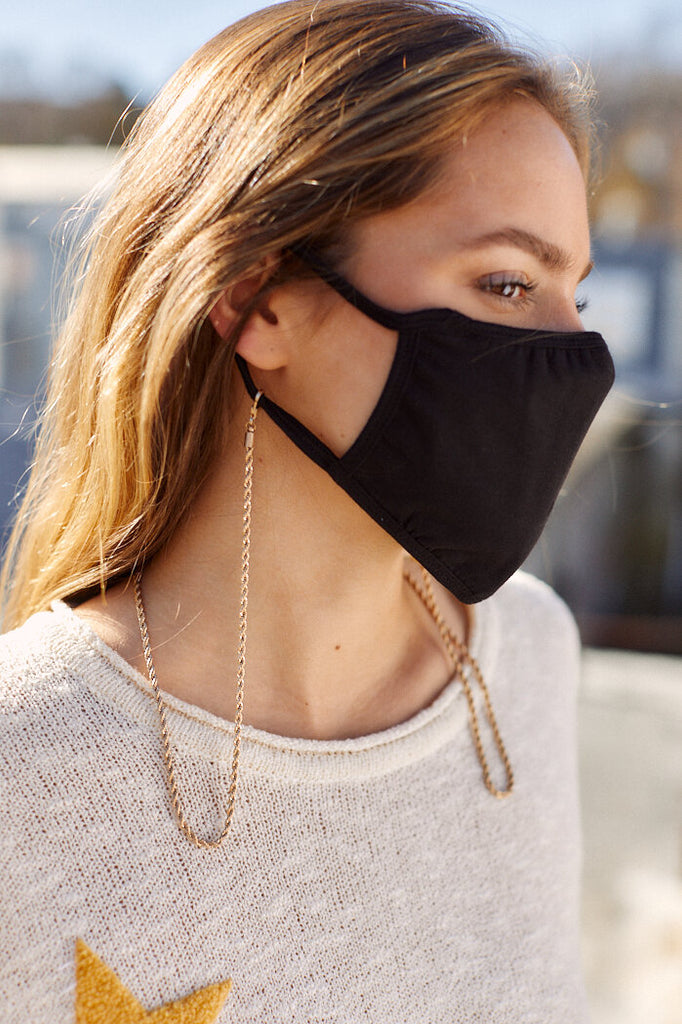 SALE - Cecily Twisted Mask Chain - fab'rik