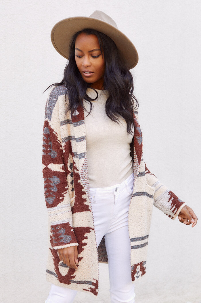 Aldridge Southwestern Cardigan - fab'rik
