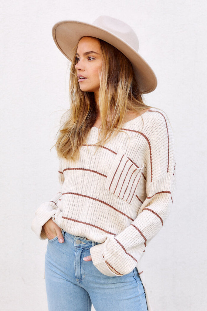SALE - Yosmite Stripe Sweater - fab'rik