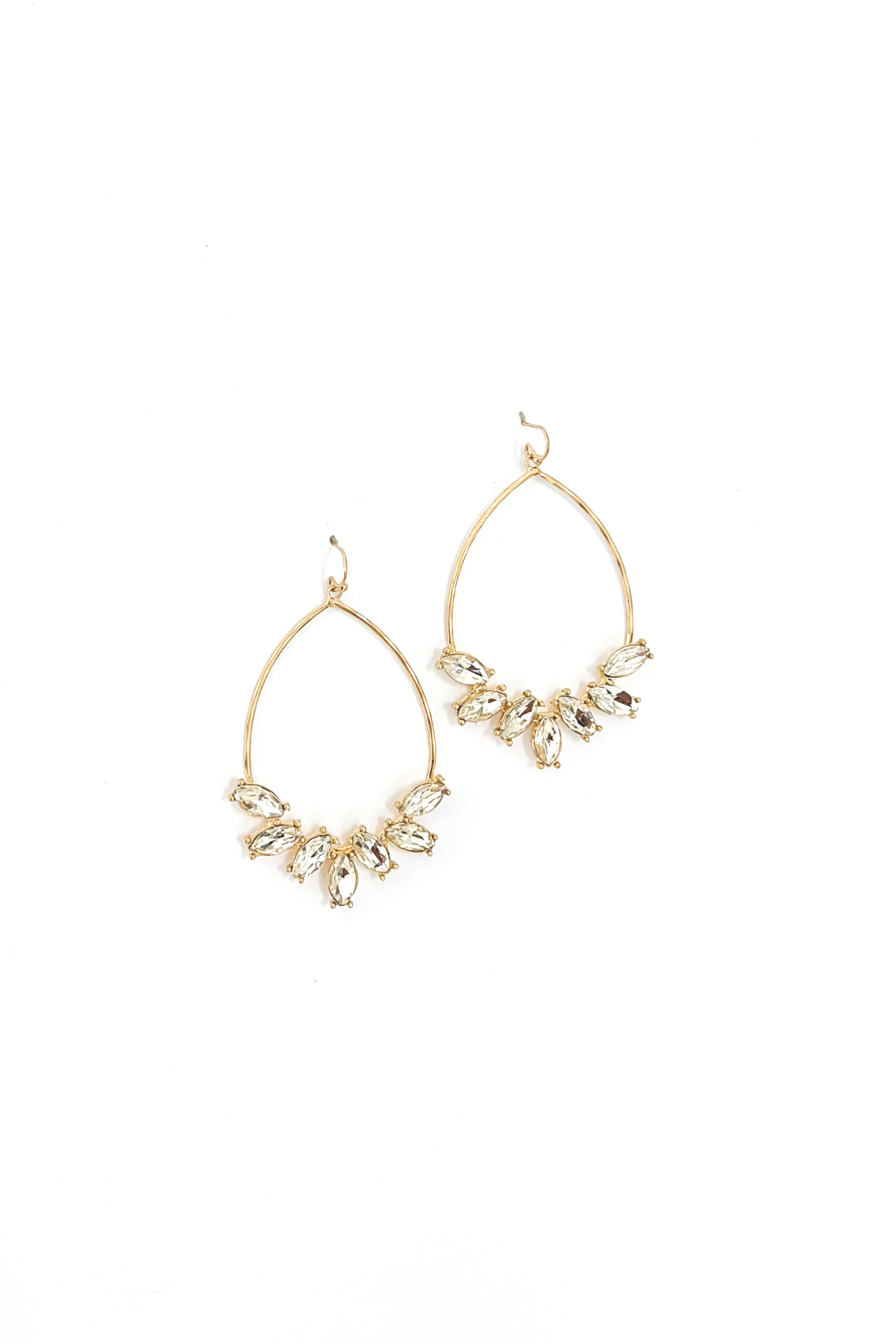 Amryn Hammered Teardrop Earrings - fab'rik