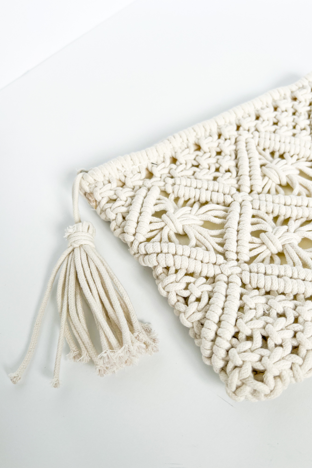 Kai Rope Macrame Clutch - fab'rik