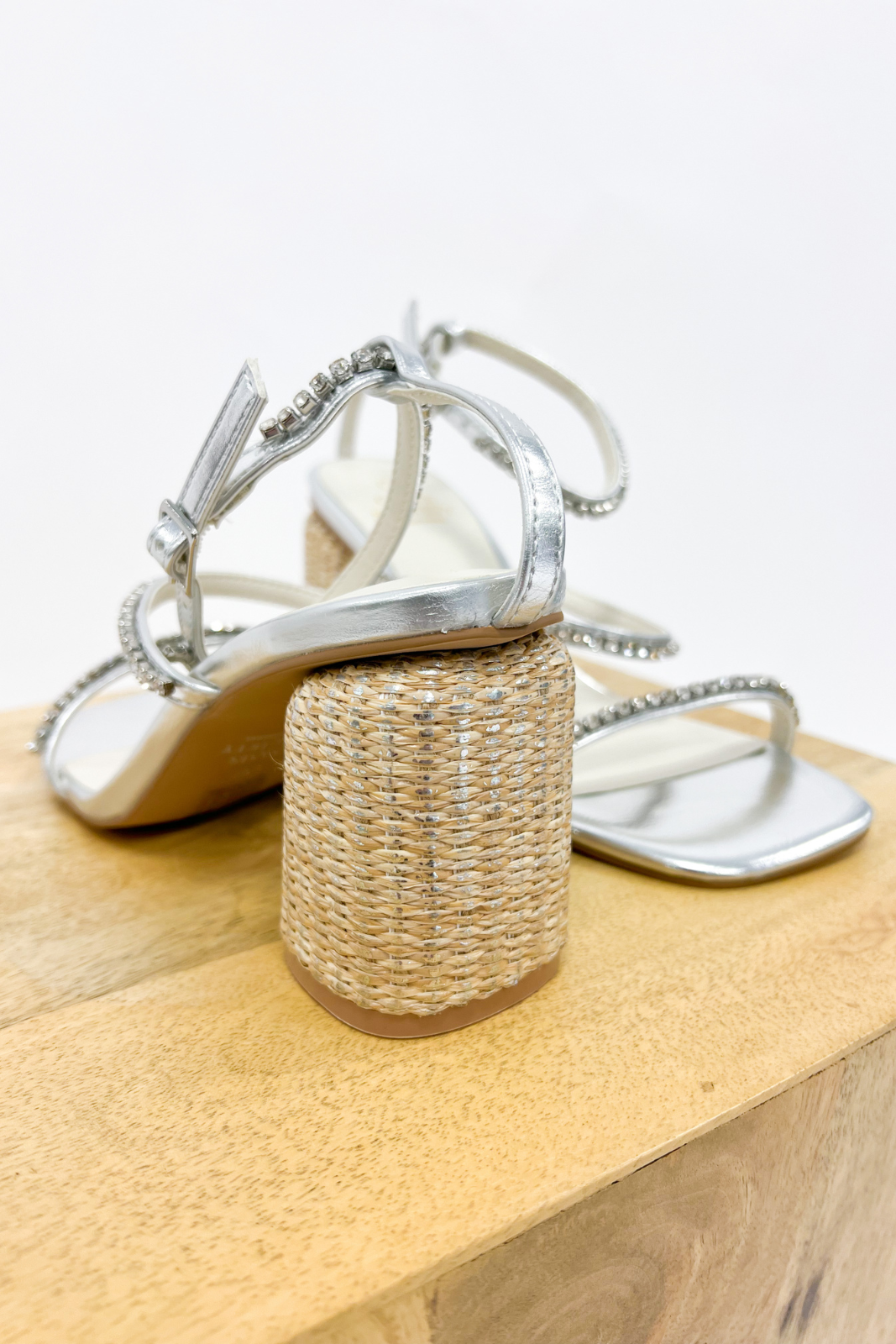 Destiny Crystal Embellished Strappy Heel - fab'rik