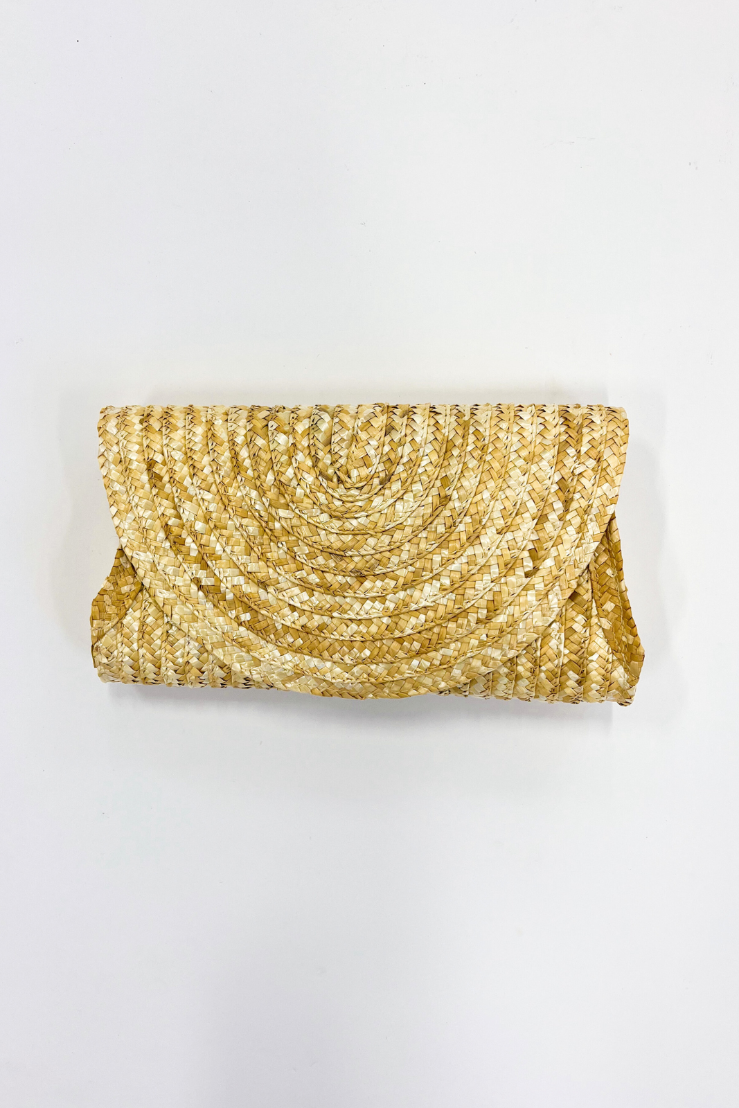 Zoe Chain Strap Rafia Clutch - fab'rik