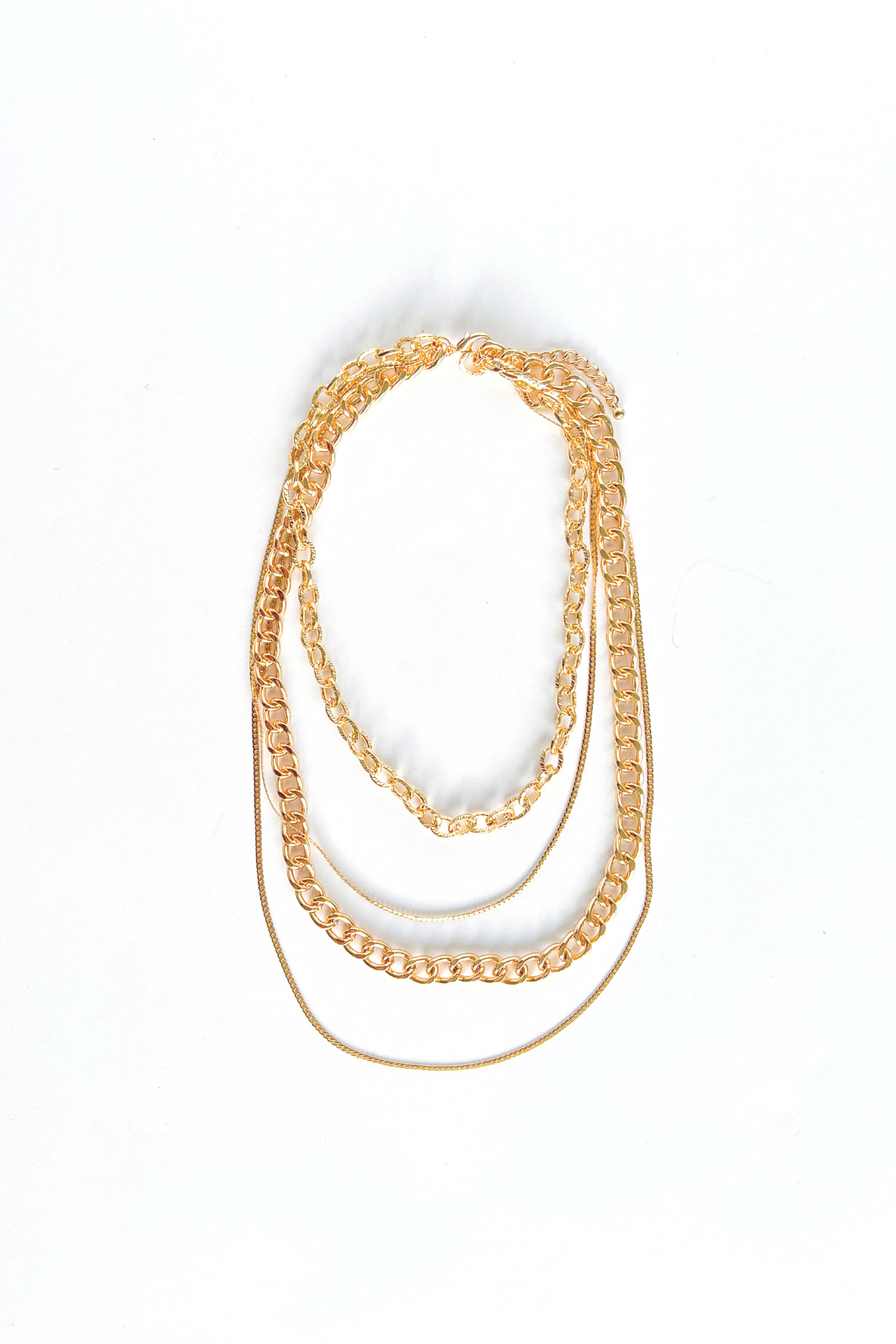 Kailani Layered Chain Necklace - fab'rik