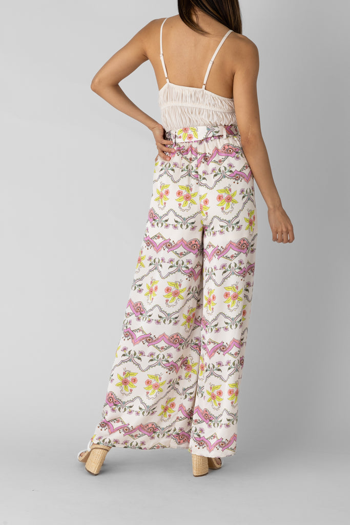 Katrina Printed Tie Pants - fab'rik