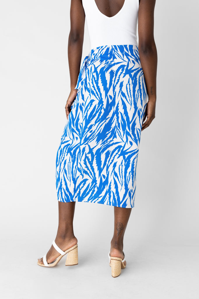 Sharon Animal Print Wrap Skirt - fab'rik
