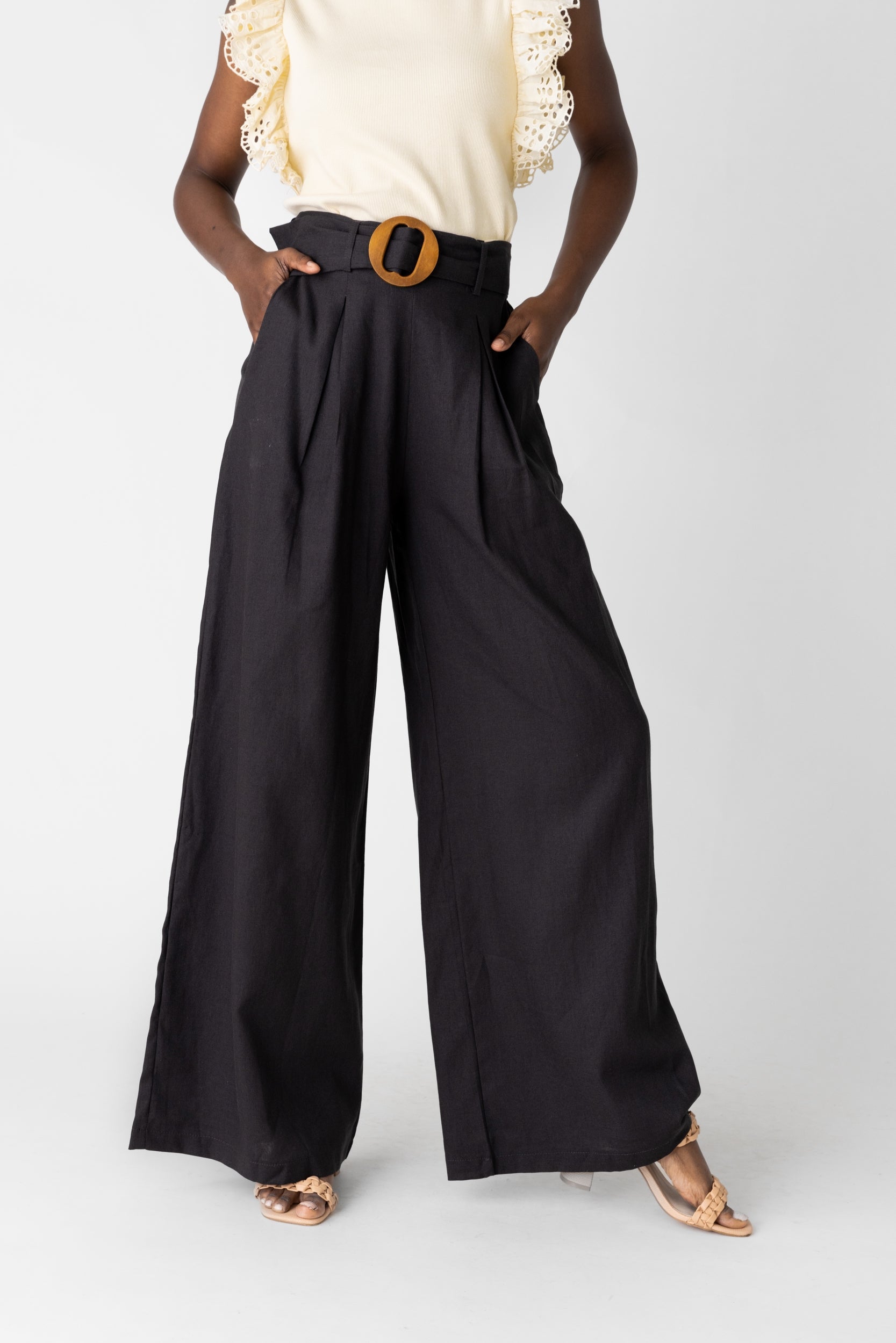Leah Crinkle Pleat Pant - fab'rik