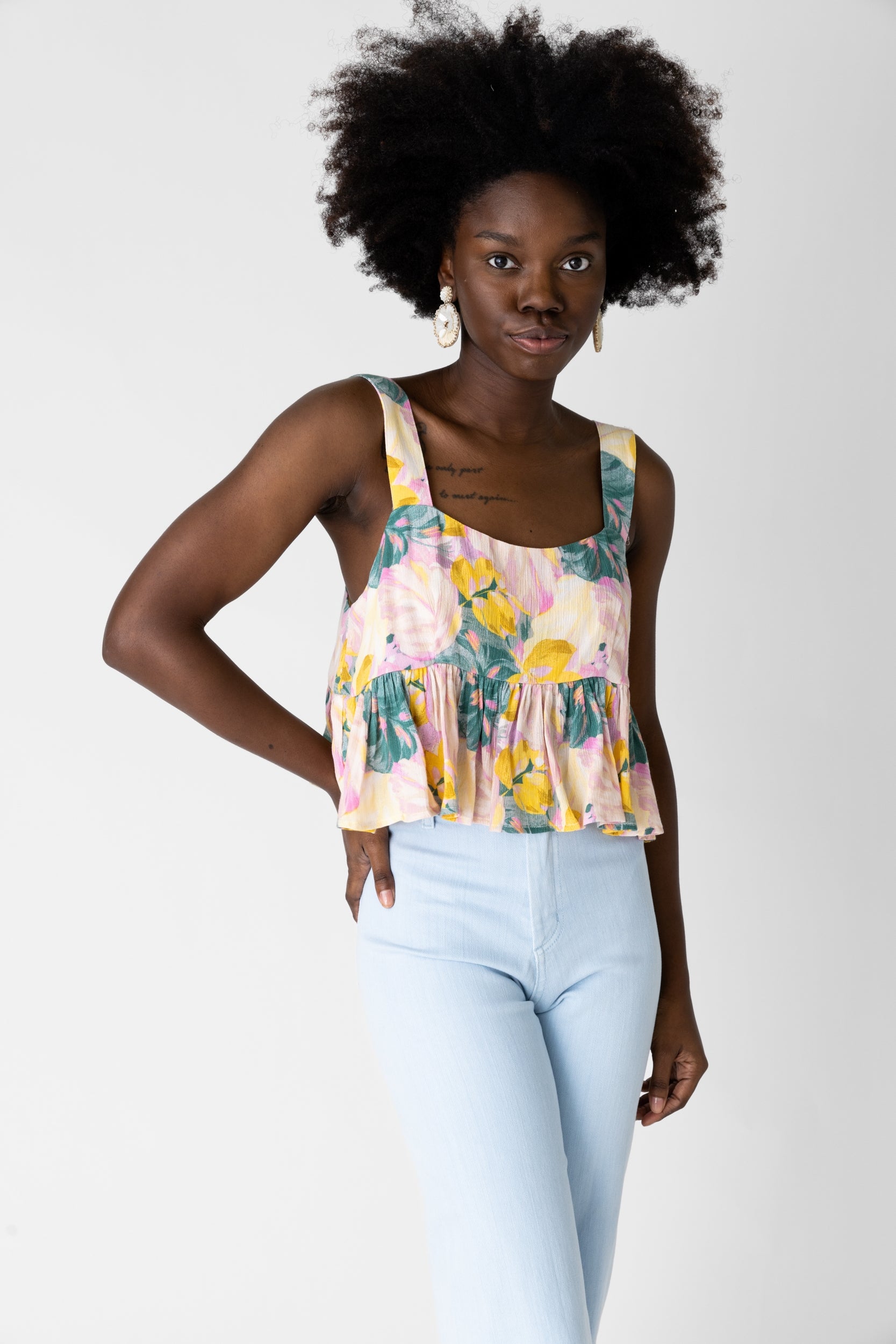 Z Supply Rio Palm Crop Tank - fab'rik