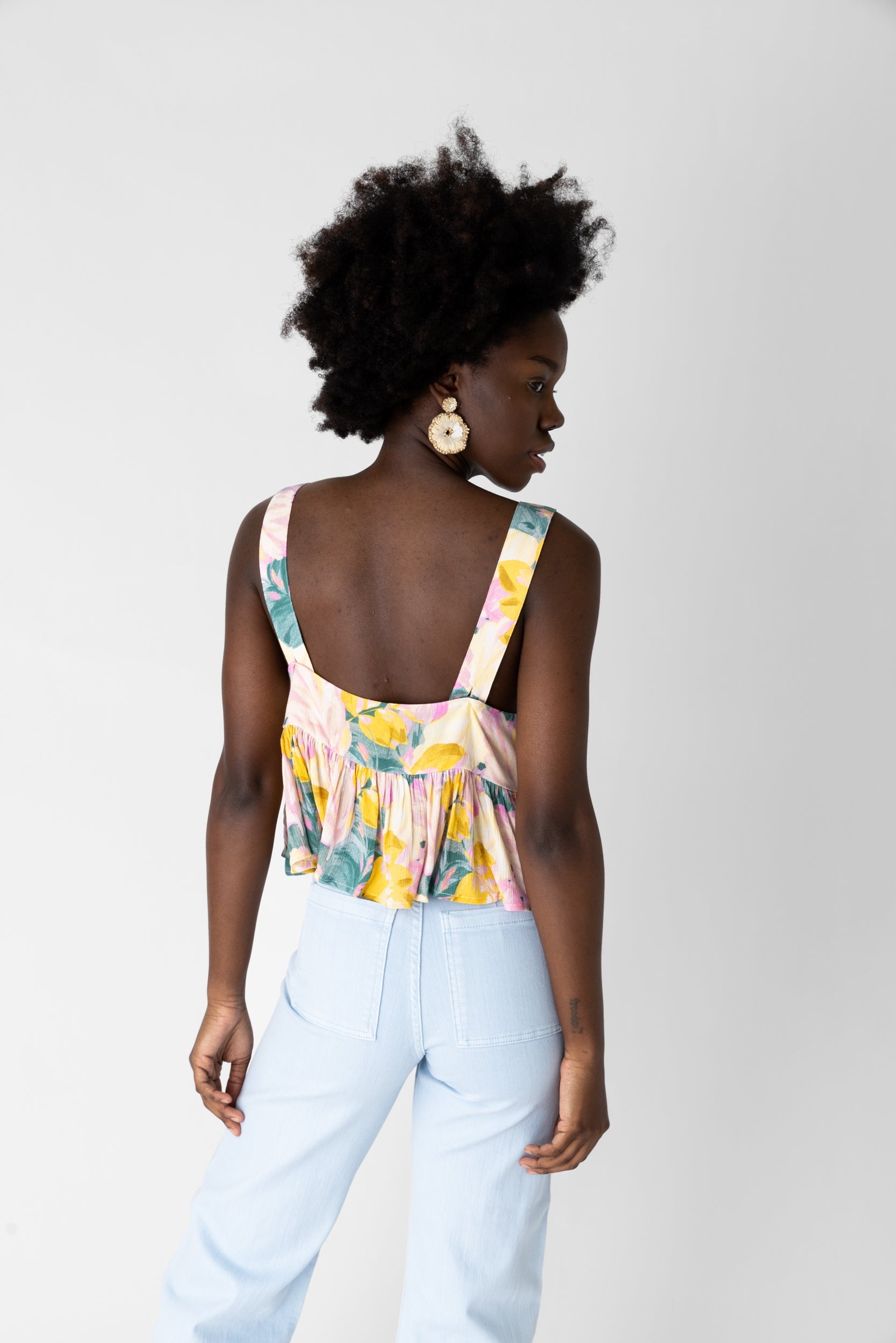 Z Supply Rio Palm Crop Tank - fab'rik