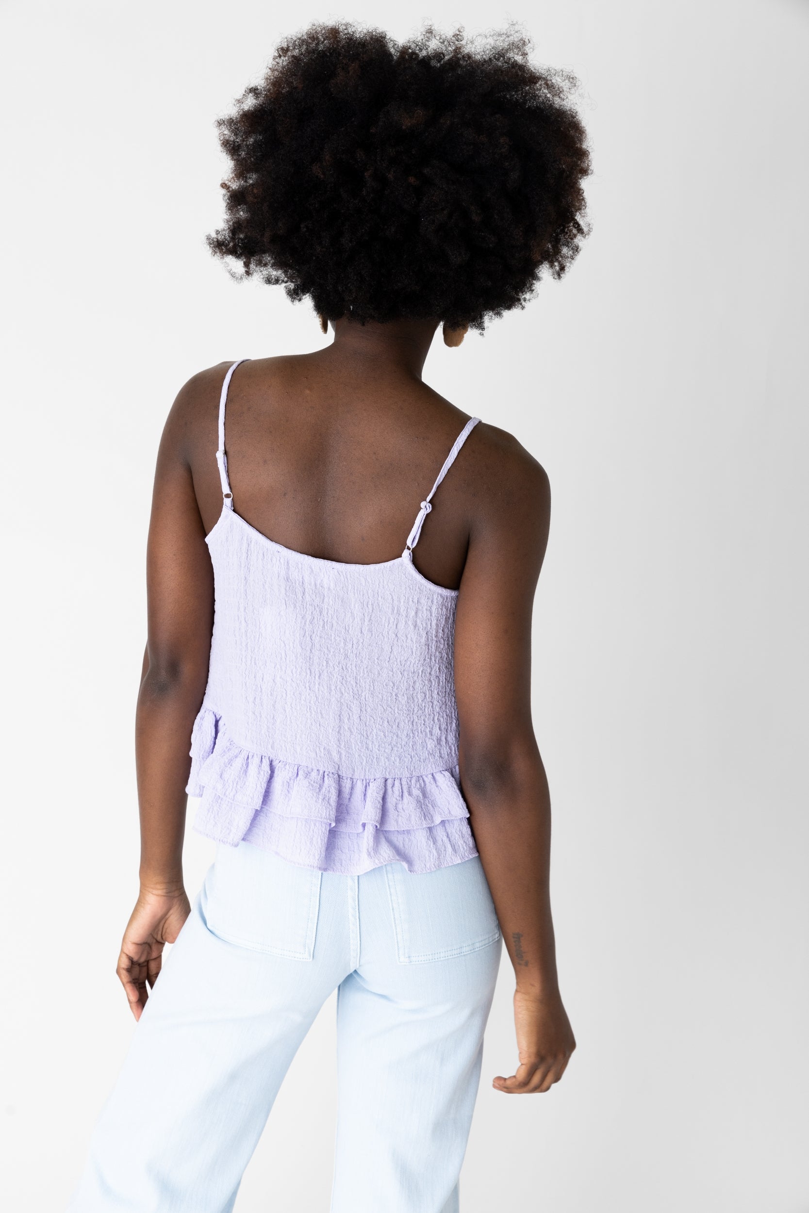 Lexie Tiered Ruffle Tank - fab'rik