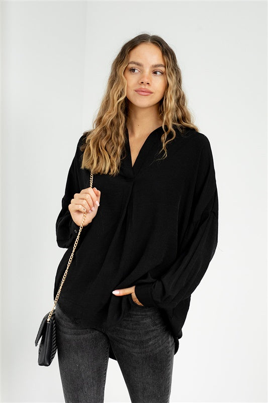 SALE - Whitney Collared Blouse - fab'rik