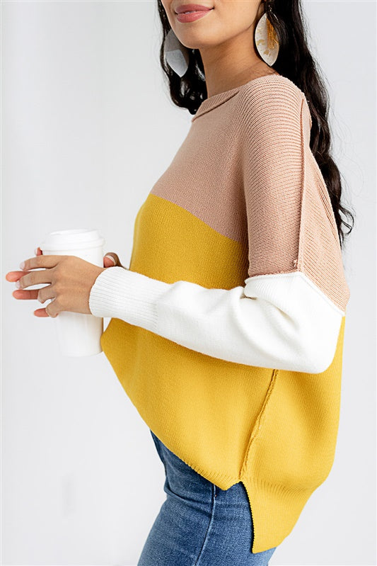 SALE - Garcia Colorblock Sweater - fab'rik