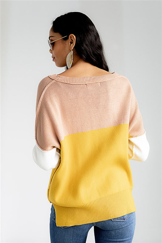 SALE - Garcia Colorblock Sweater - fab'rik
