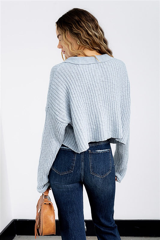 SALE - Sinclair Cropped Cardigan - fab'rik
