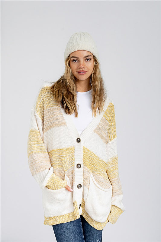 SALE - Colorado Striped Cardigan - fab'rik