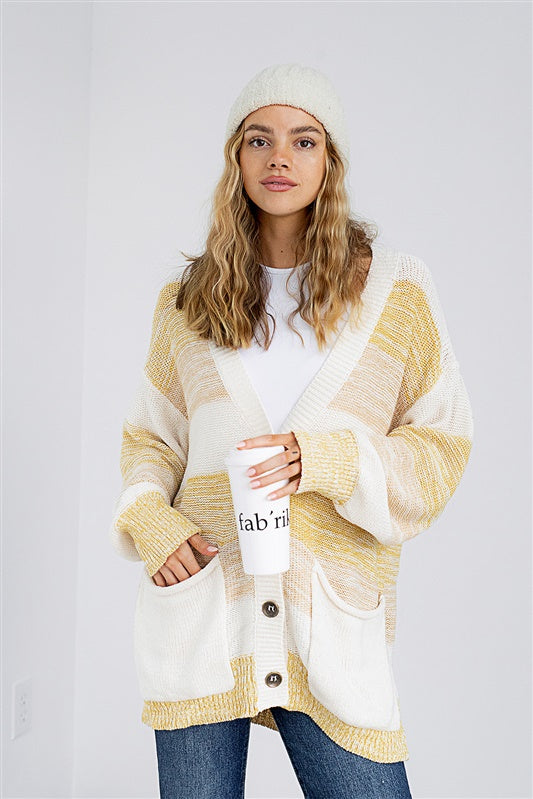 SALE - Colorado Striped Cardigan - fab'rik