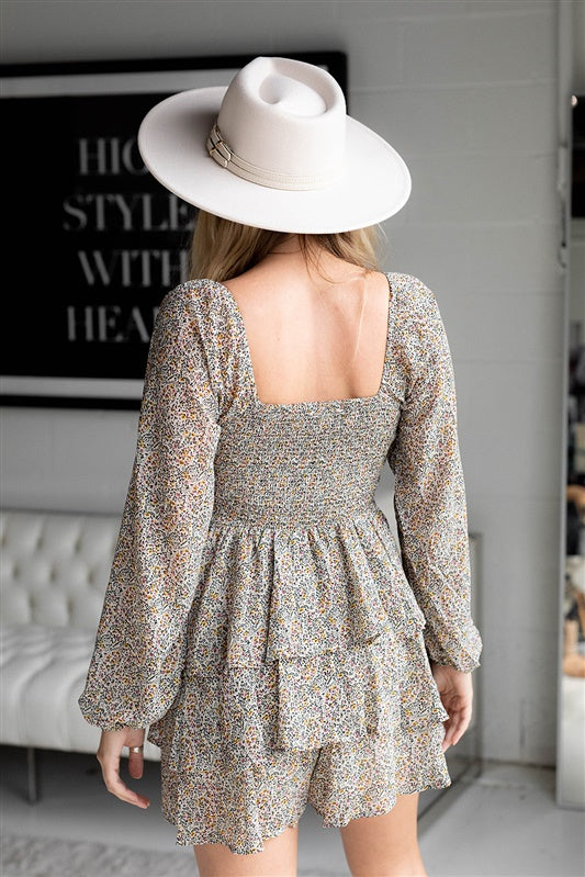 Ennelyn Tiered Romper - fab'rik