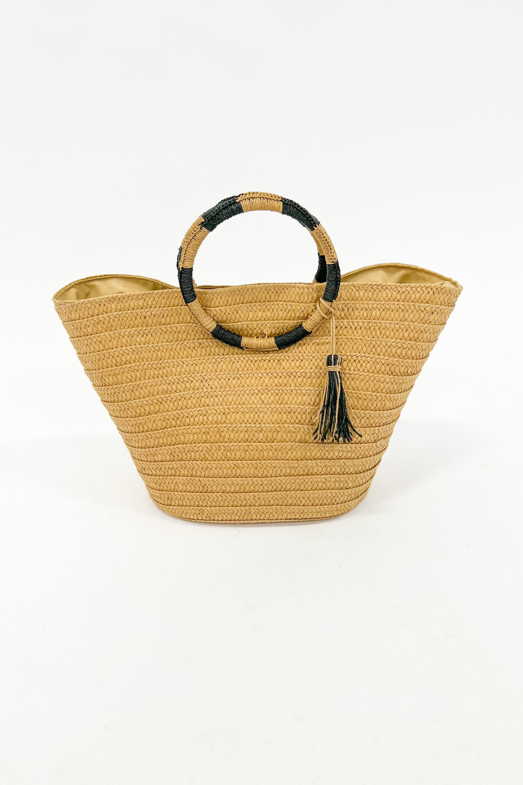 Audrey Striped Handle Tote - fab'rik