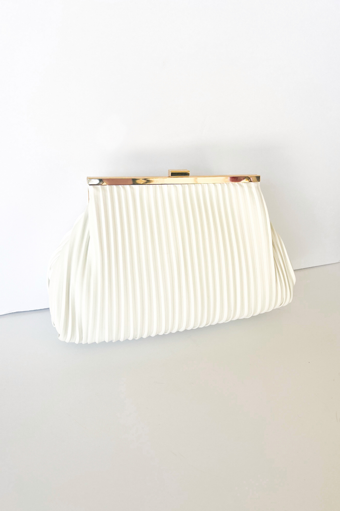 Roselle Pleated Clutch - fab'rik