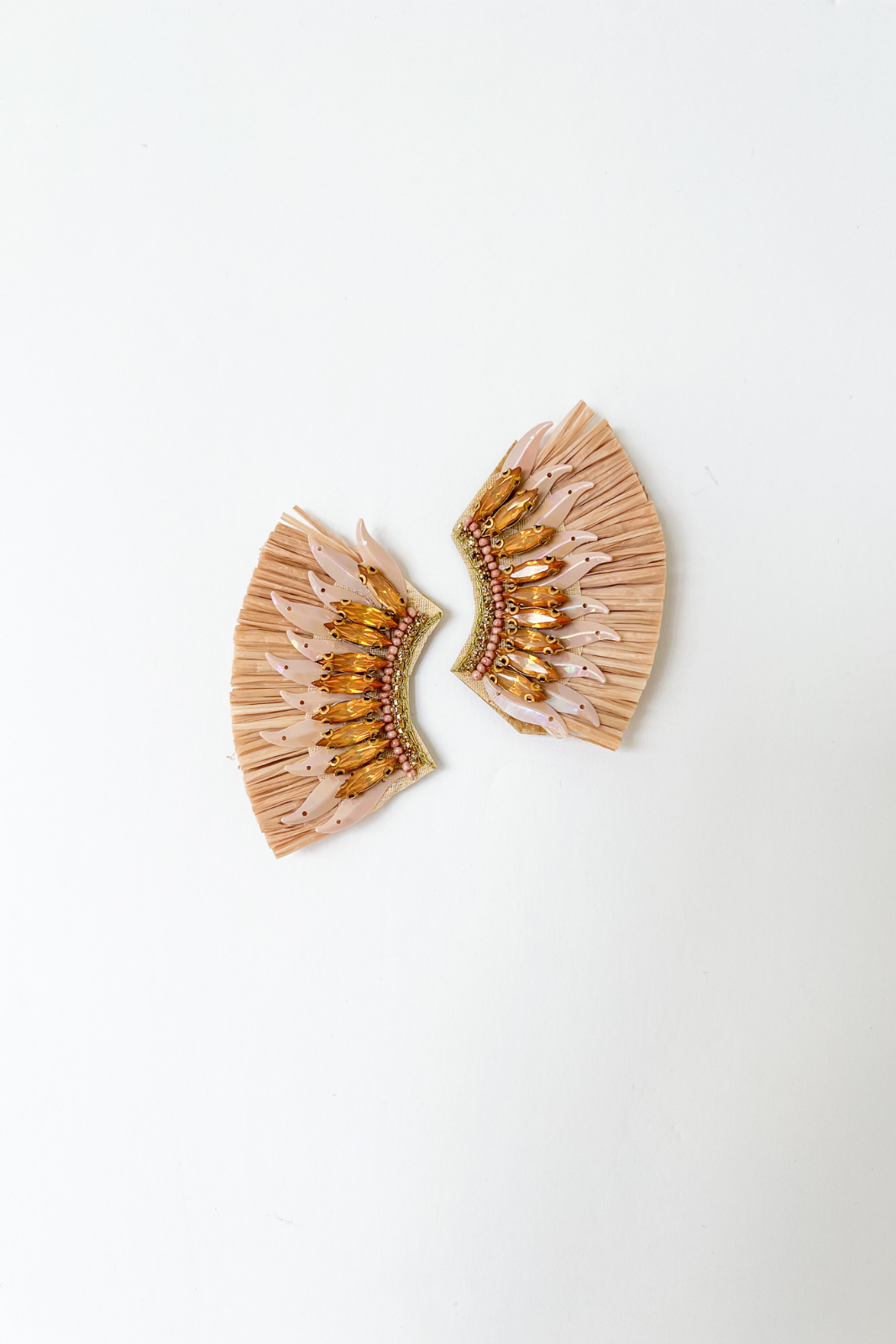 Suzie Raffia Wing Earring - fab'rik