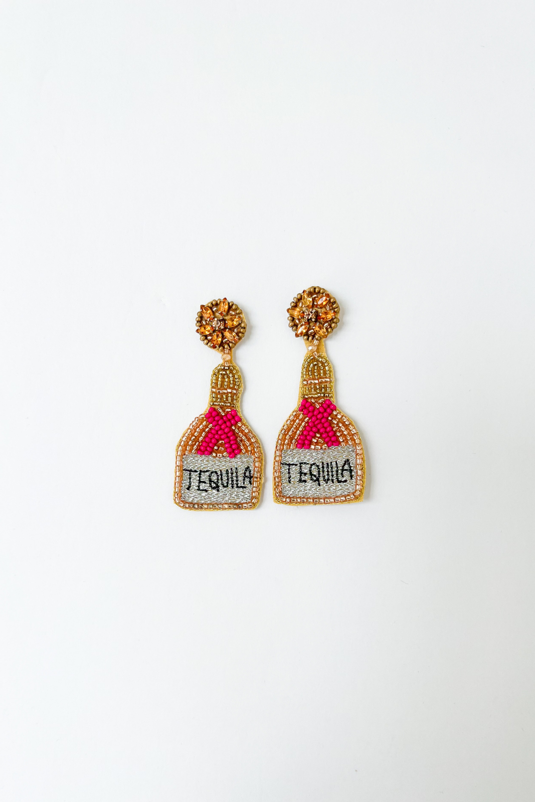 Sarah Tequila Bottle Earring - fab'rik