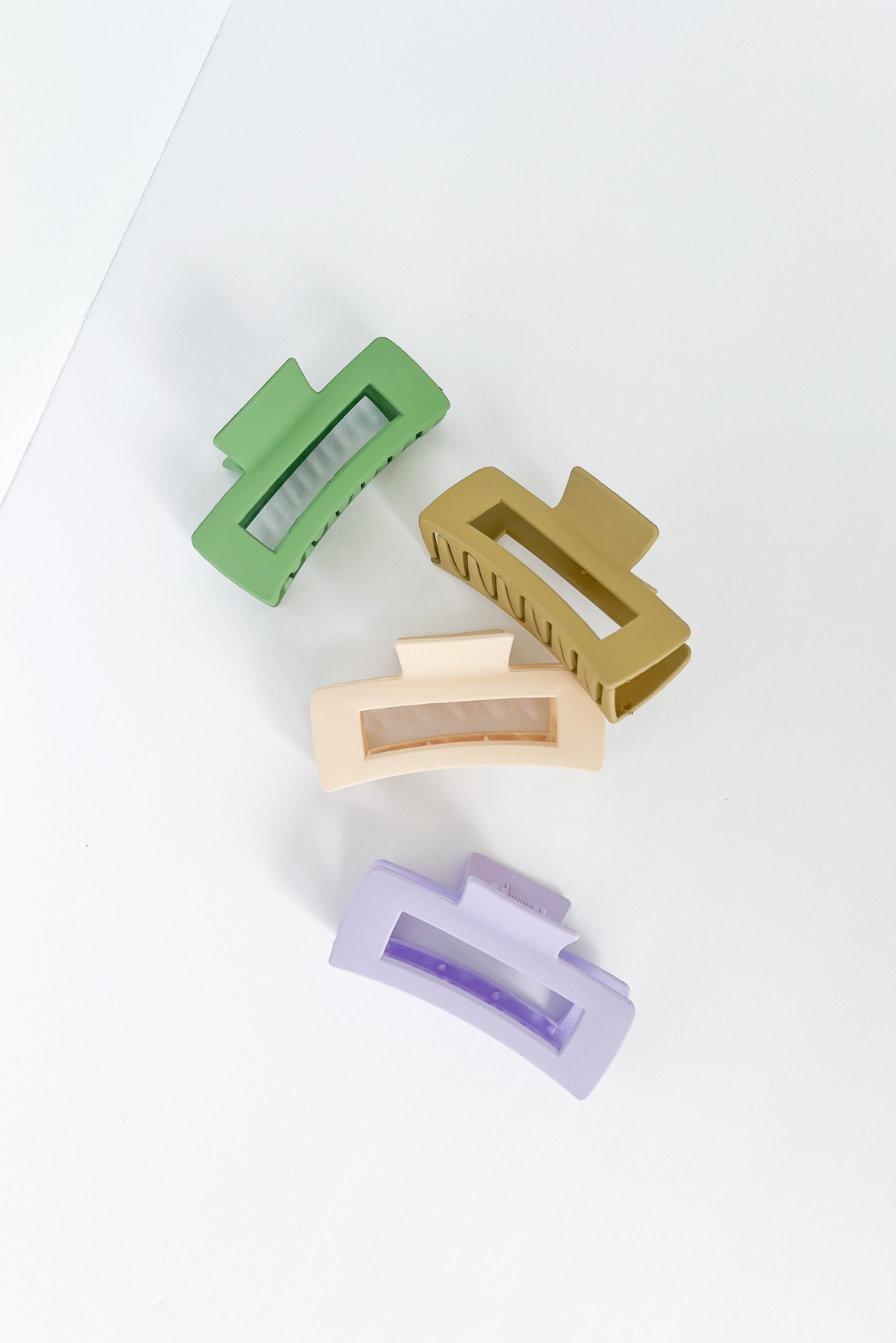 Cece Matte Rectangular Hair Claw - fab'rik