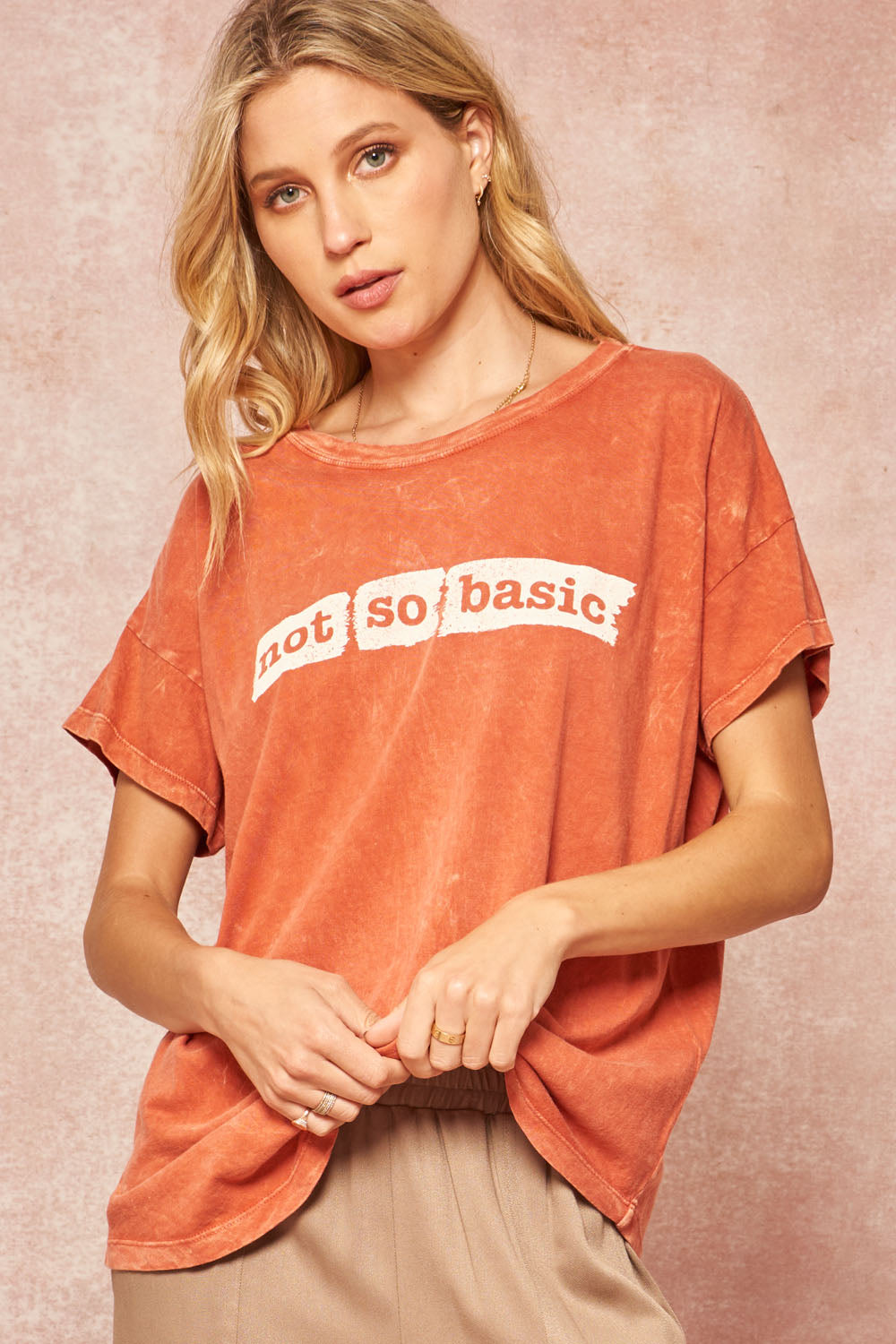 PreOrder "Not So Basic" Graphic Tee - fab'rik