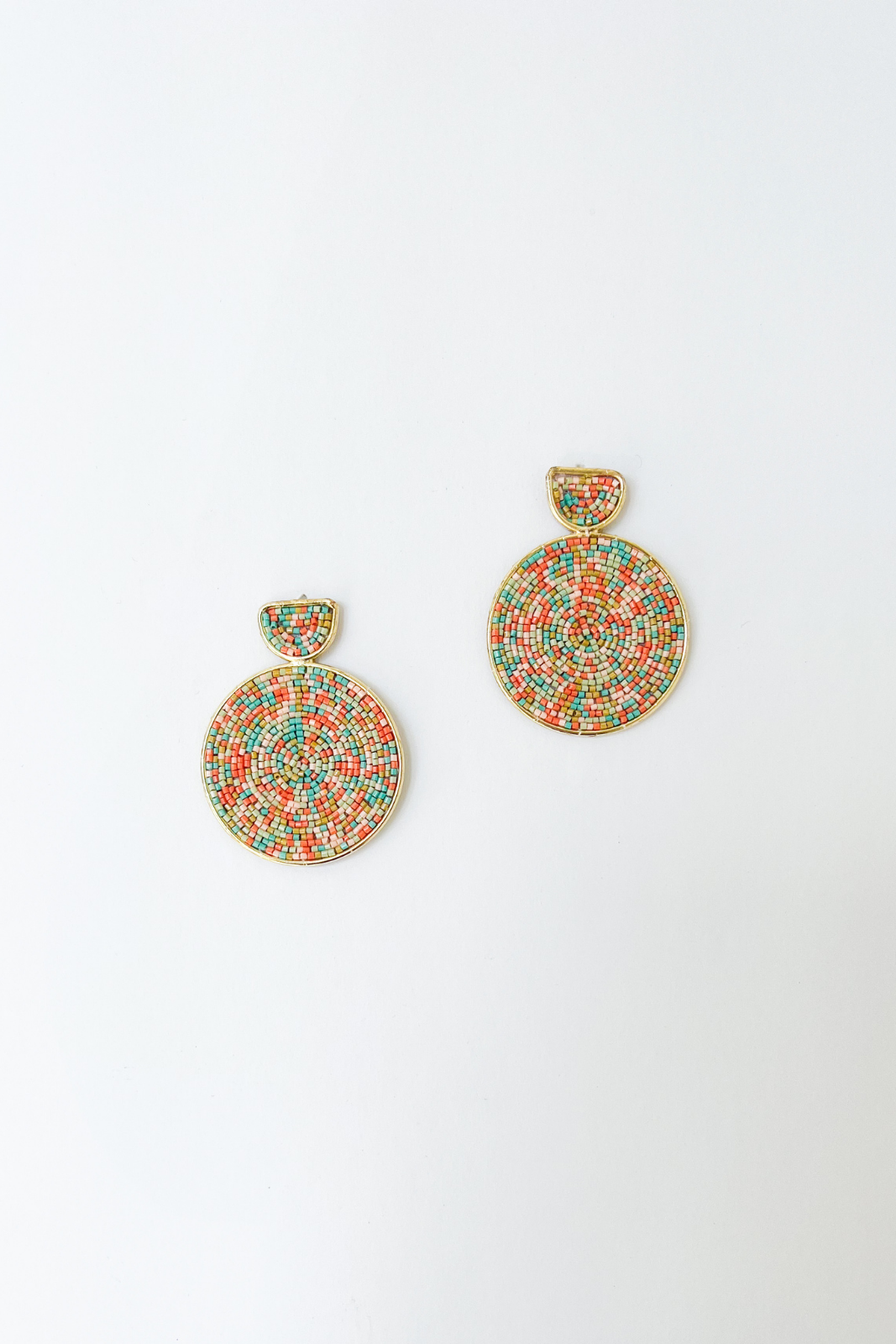 Ink + Alloy Confetti Large Circle Earring - fab'rik