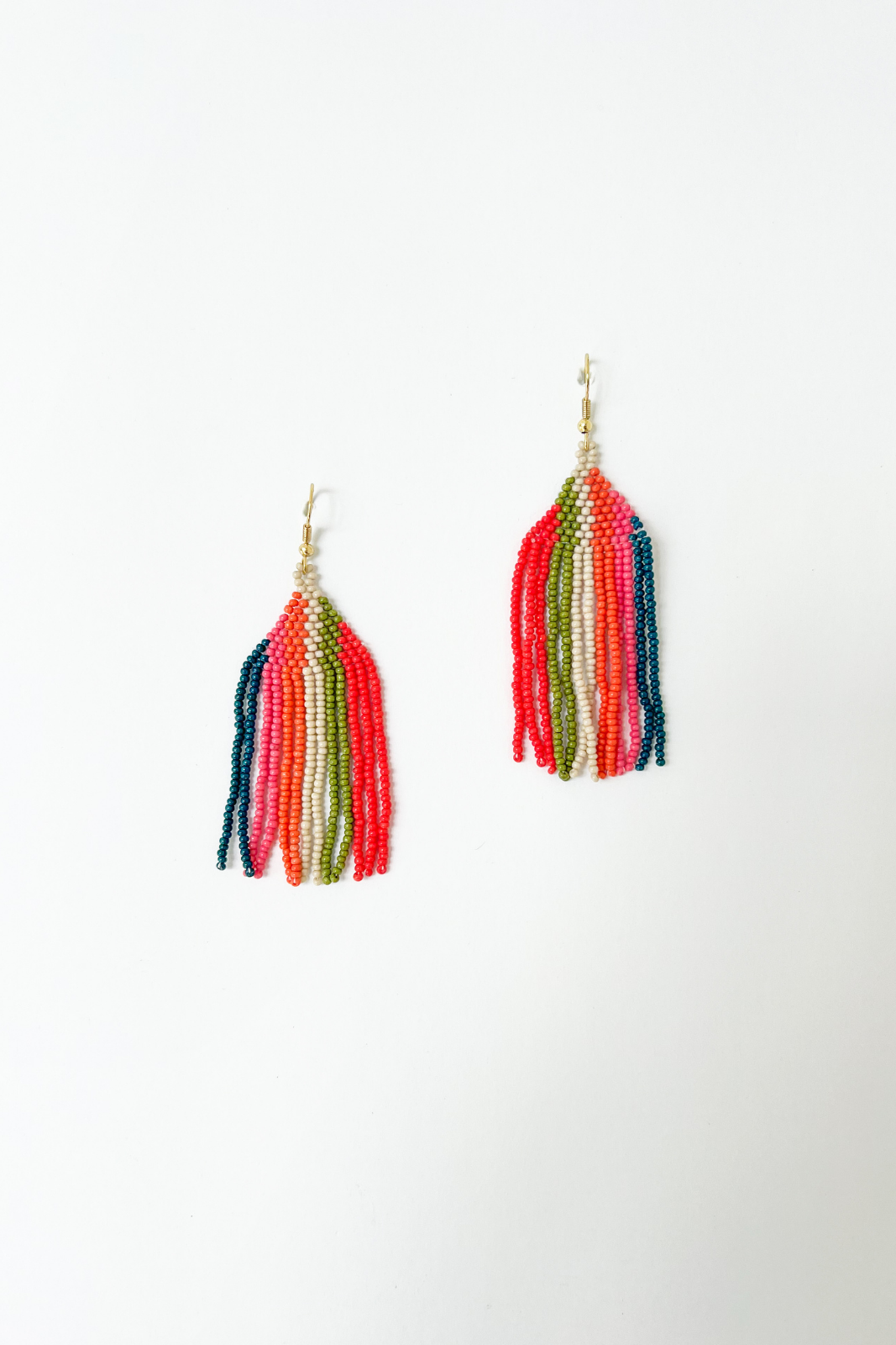 Ink + Alloy Stripe Fringe Earring - fab'rik